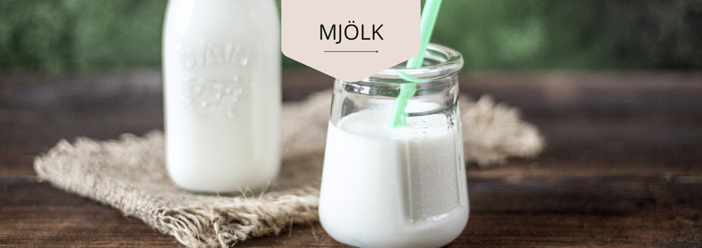 mjölk och huden