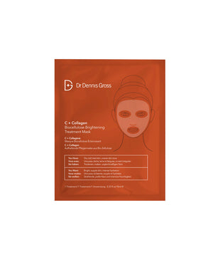 Dr Dennis Gross C+ Collagen Biocellulose Brightening Treatment Mask